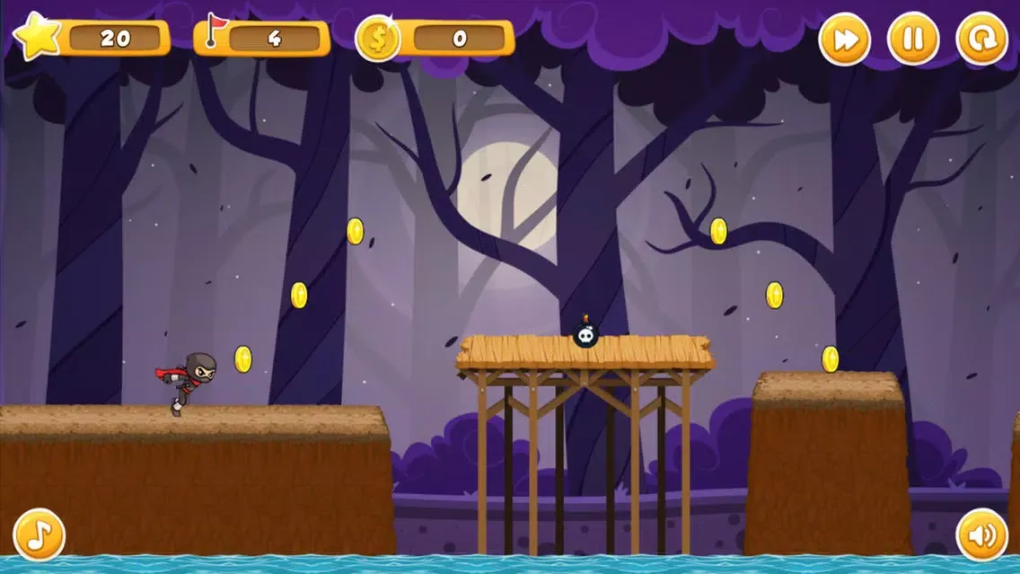 Ninja Nights ~ Nimble Jump Adventure Quest Screenshots