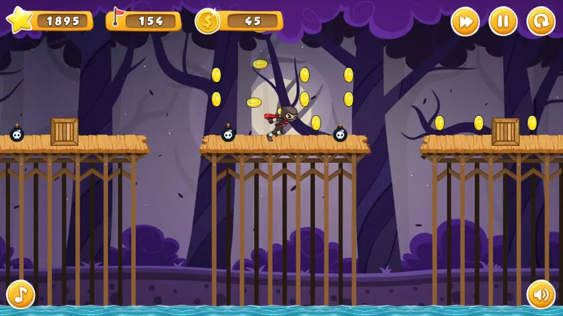 Ninja Nights ~ Nimble Jump Adventure Quest Screenshots