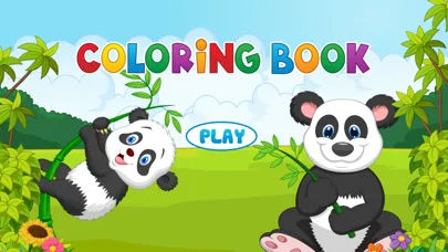 Panda Coloring Book - Painting Game for Kids スクリーンショット