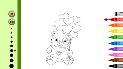 Panda Coloring Book - Painting Game for Kids スクリーンショット