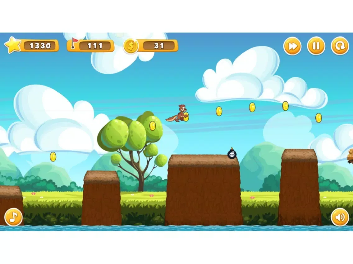 Run Tappy ~ Free Adventure Running Game for Kids iPad 应用截图
