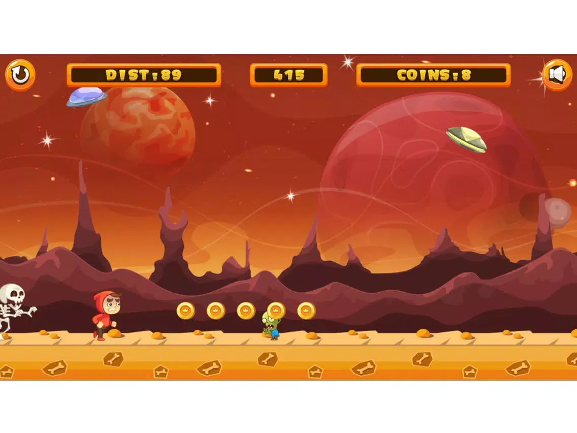 Capturas de tela do Scary Run ~ Addicting Runner Game For Free iPad 