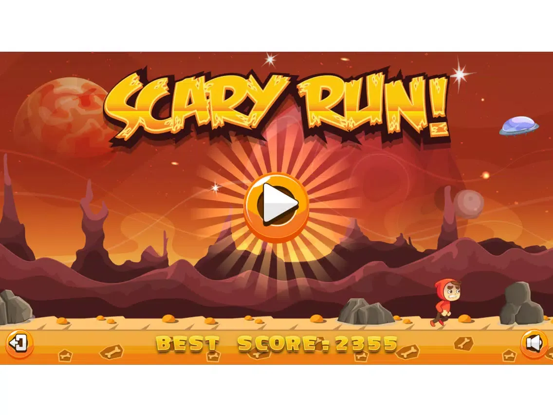 Capturas de tela do Scary Run ~ Addicting Runner Game For Free iPad 