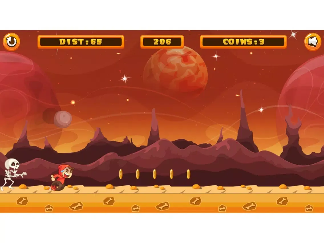 Capturas de tela do Scary Run ~ Addicting Runner Game For Free iPad 