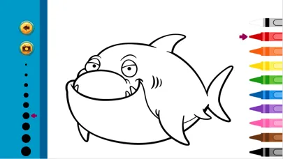 ภาพหน้าจอของ Sea Animals Coloring Book - Painting Game for Kids