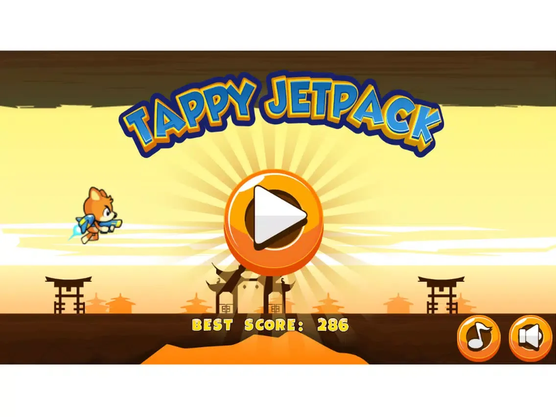 ภาพหน้าจอของ Tappy Jetpack ~ Fun Arcade Adventure Shooting Game iPad 