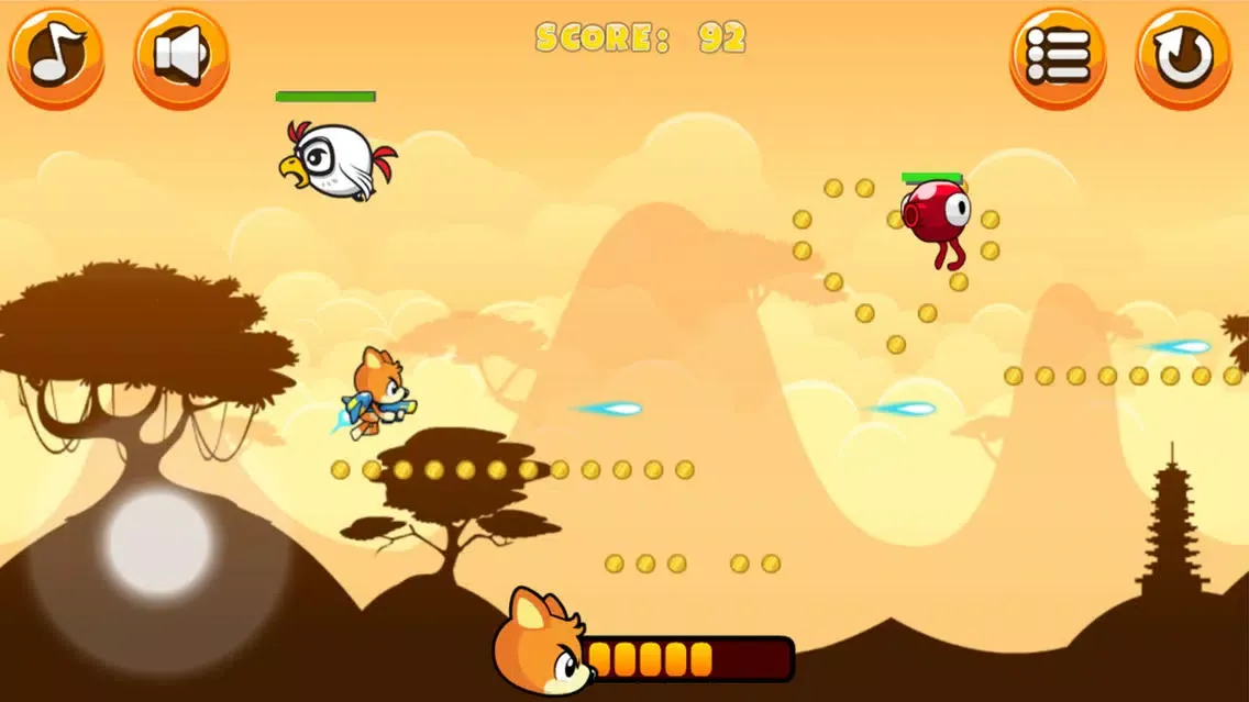 ภาพหน้าจอของ Tappy Jetpack ~ Fun Arcade Adventure Shooting Game