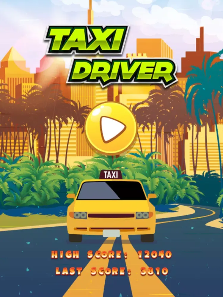 Capturas de tela do Taxi Driver Simulator ~ Driving Racing Free Game iPad 