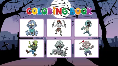 Zrzuty ekranu Zombie Coloring Book - Painting Game for Kids