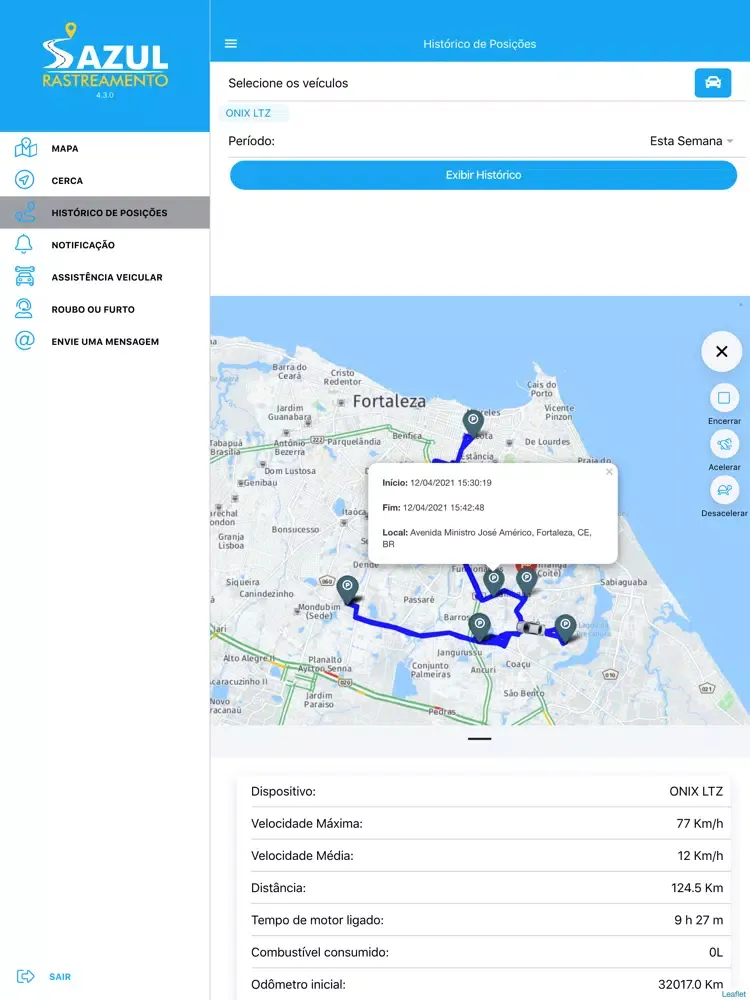 Capturas de pantalla de Azul Rastreamento iPad 