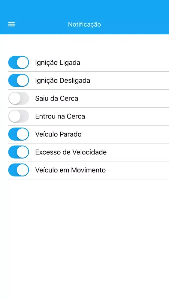 Capturas de pantalla de Azul Rastreamento