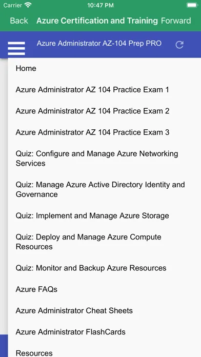Tangkapan skrin Ace Azure Administrator Exam