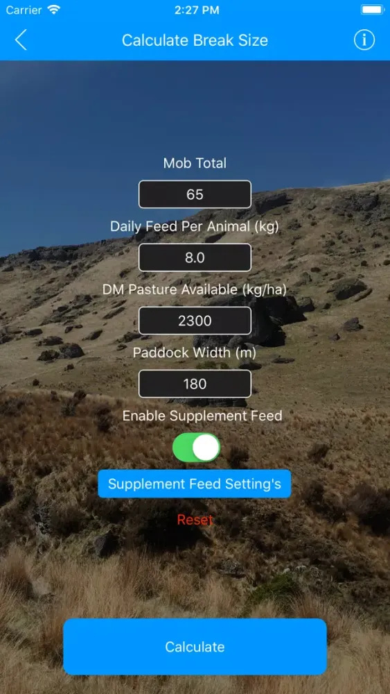 Скриншоты Farmer's Grazing Calculator