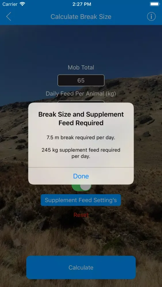 Скриншоты Farmer's Grazing Calculator