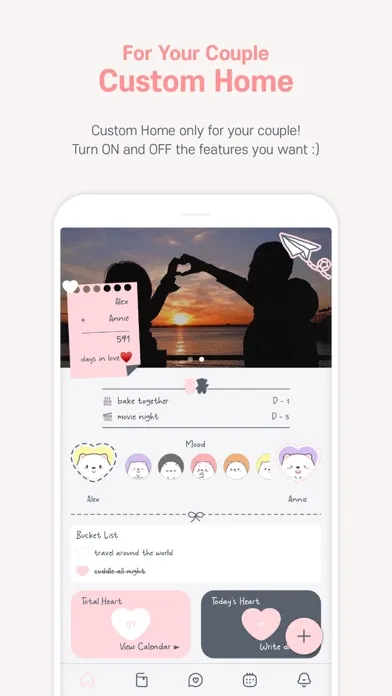 LuvDiary - Couple relationship应用截图
