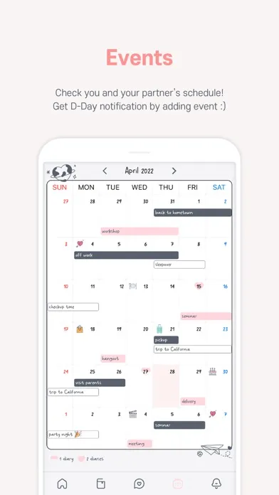 LuvDiary - Couple relationship应用截图