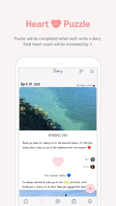 LuvDiary - Couple relationship应用截图