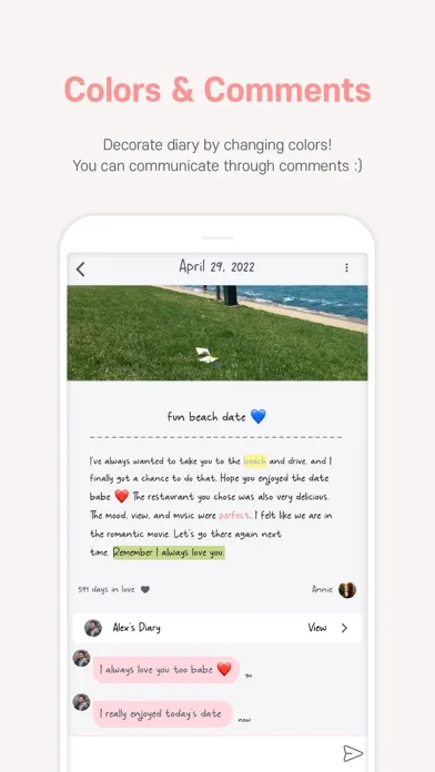 LuvDiary - Couple relationship应用截图