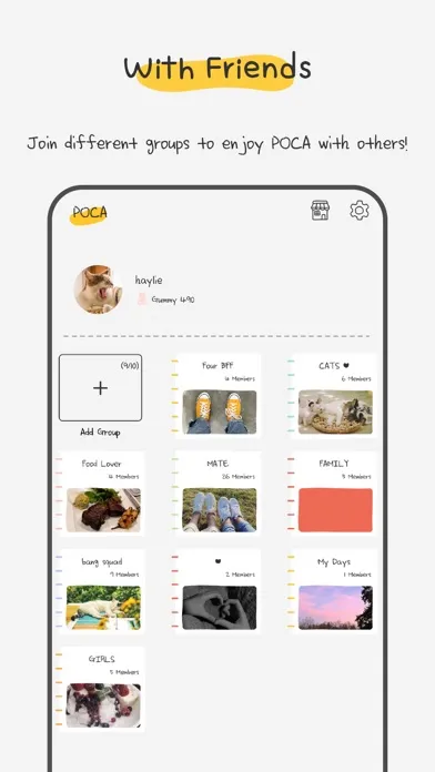 POCA - Photo Card Diary Screenshots