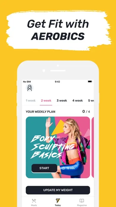 Capturas de tela do Get Fit in 30 Days by Turbo