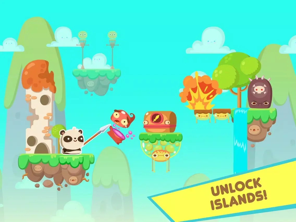 Скриншоты Jumping Slime 2D iPad 