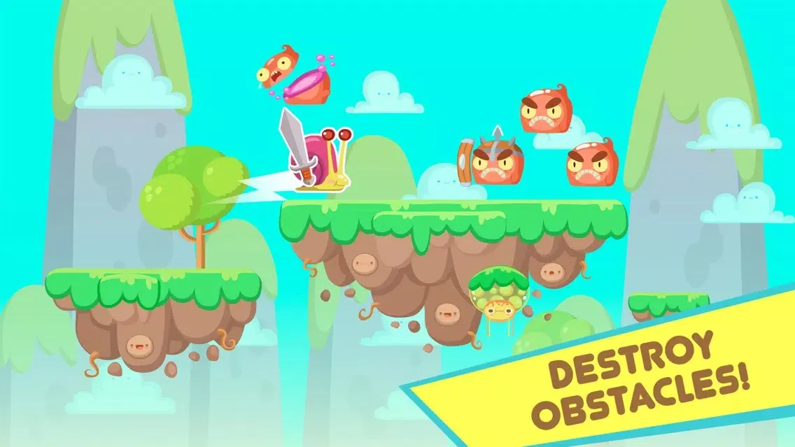 Скриншоты Jumping Slime 2D