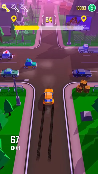 Capturas de tela do Taxi Run: Car Driving