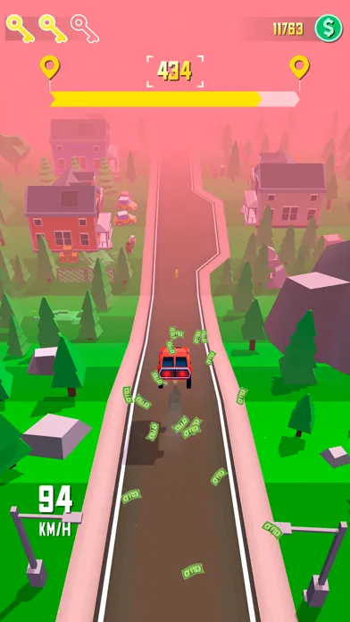 Capturas de tela do Taxi Run: Car Driving