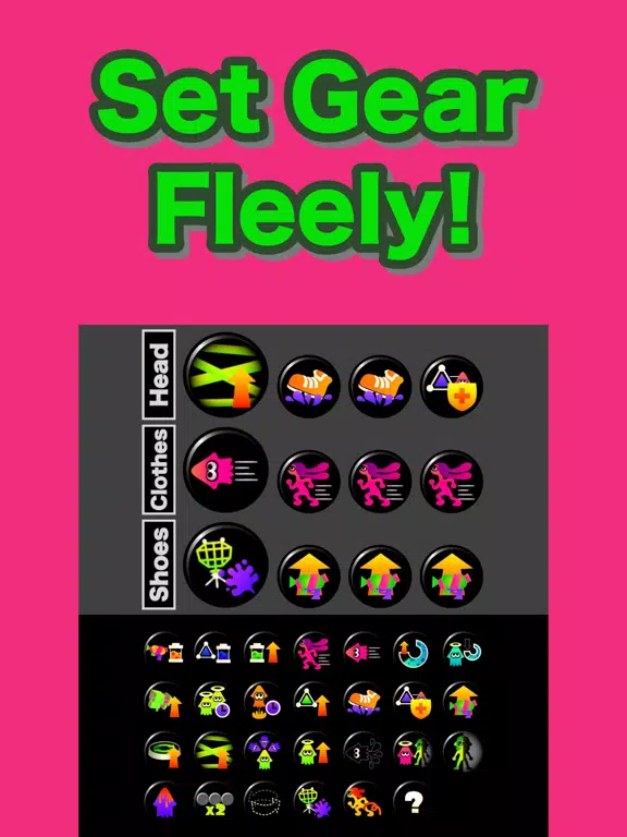 Squid Gear Setter 2 iPad  Screenshots