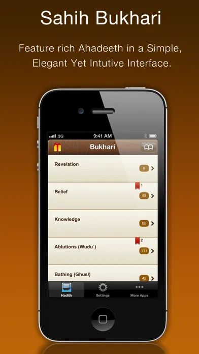 Screenshot di Al Bukhari (Sahih Bukhari)