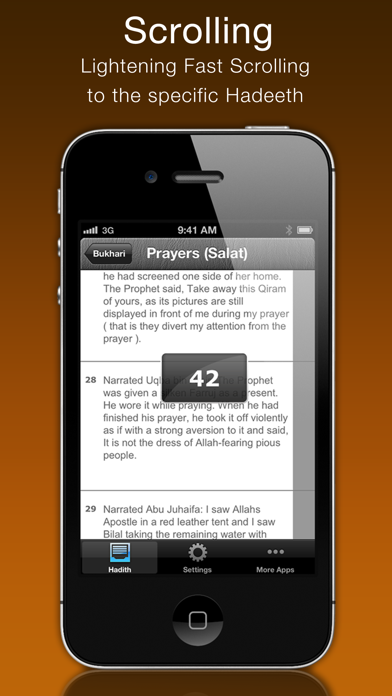 Tangkapan skrin Al Bukhari (Sahih Bukhari)