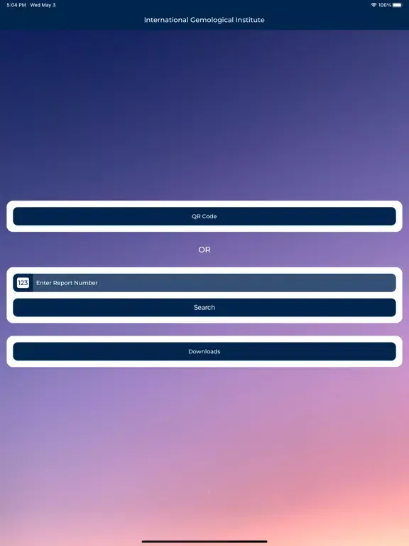 IGI Certificate iPad 應用截圖