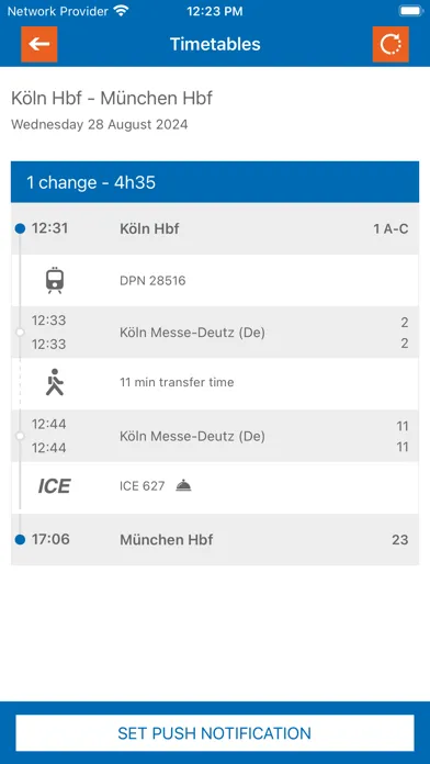 Ảnh chụp màn hình của SNCB International