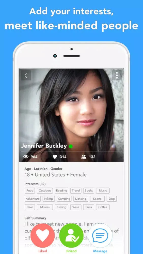 B-Messenger Video Chat Screenshots