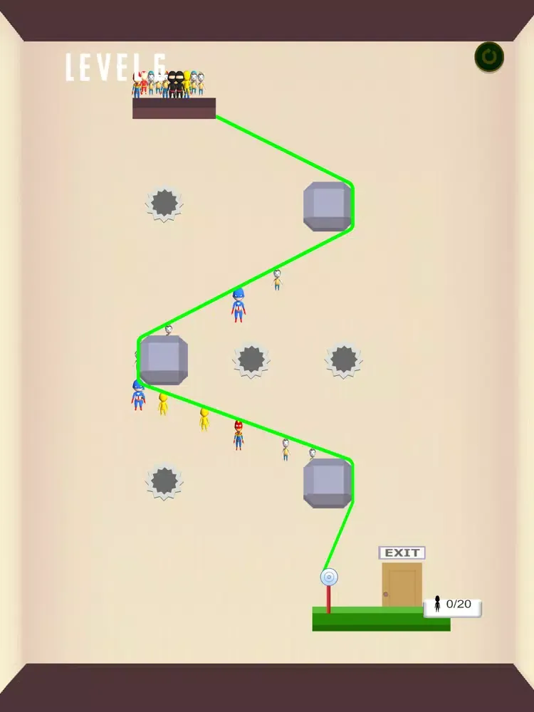 Zrzuty ekranu Draw Rescue - Rope Path iPad 