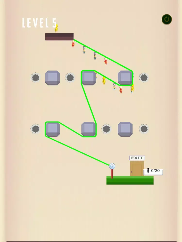 Zrzuty ekranu Draw Rescue - Rope Path iPad 