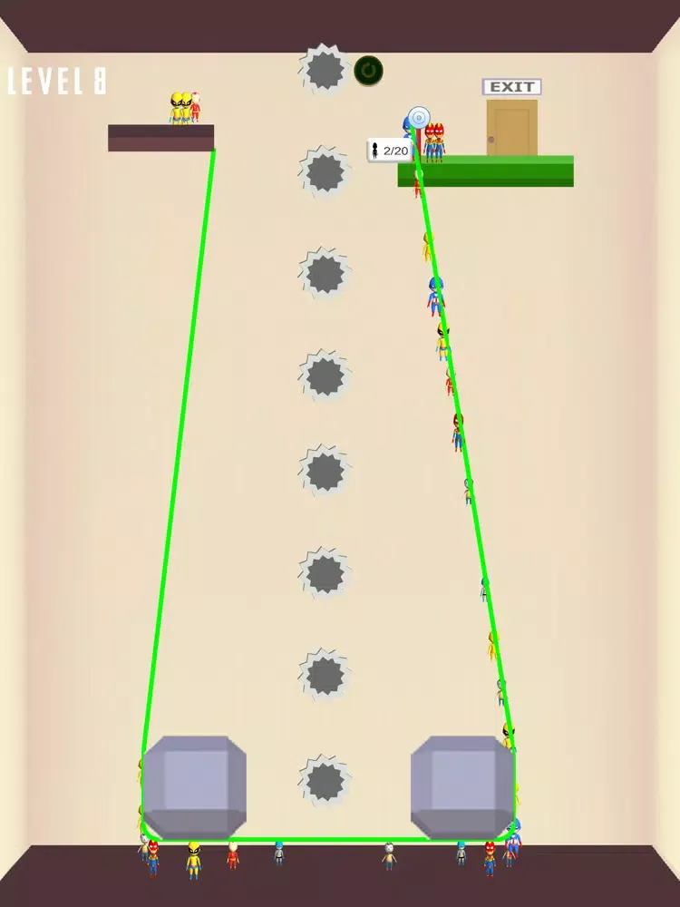 Zrzuty ekranu Draw Rescue - Rope Path iPad 