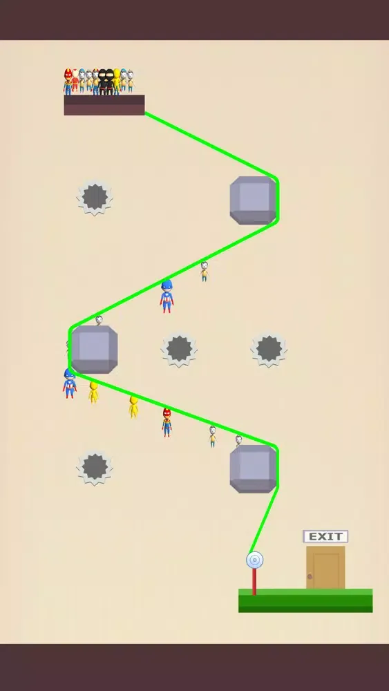 Zrzuty ekranu Draw Rescue - Rope Path