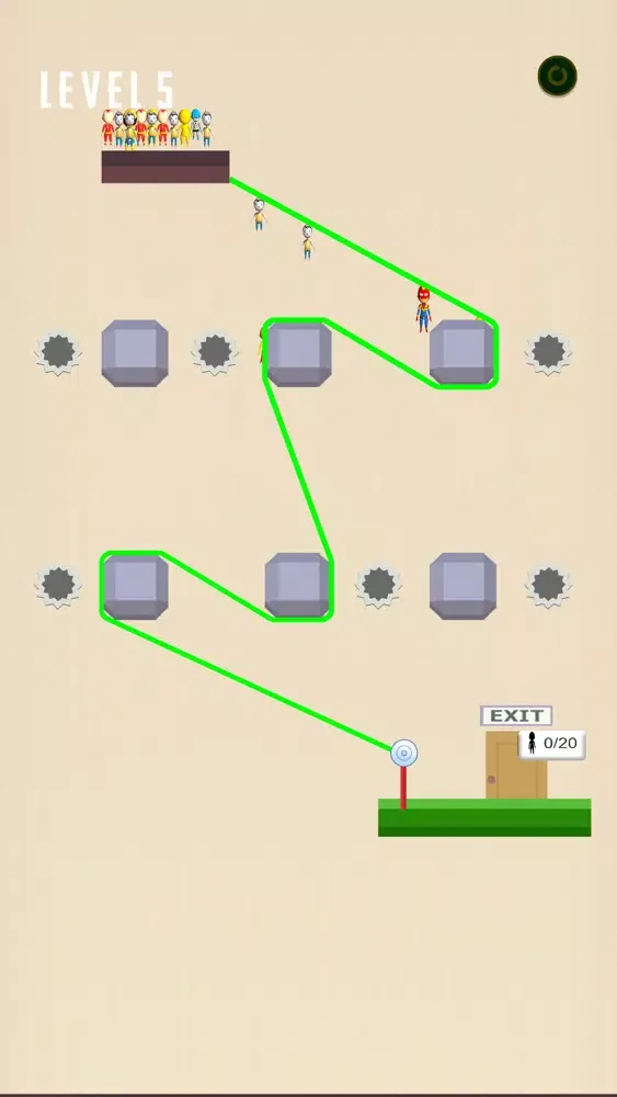 Zrzuty ekranu Draw Rescue - Rope Path