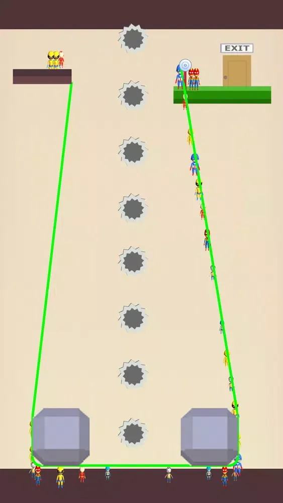 Zrzuty ekranu Draw Rescue - Rope Path
