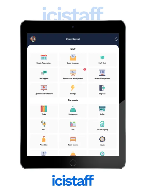 ici4Staff iPad  스크린샷