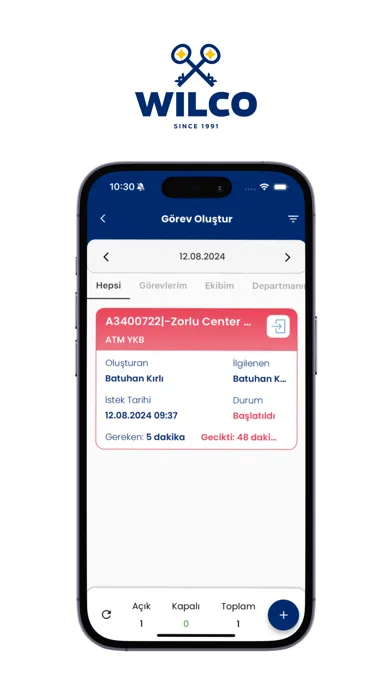 Task Management Wilco स्क्रीनशॉट