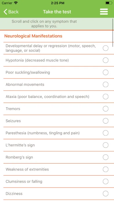 B12 Deficiency - risk checker应用截图