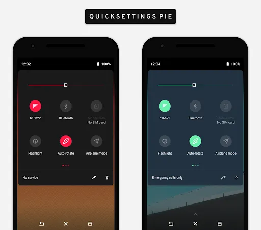 Alined Substratum Theme Screenshots