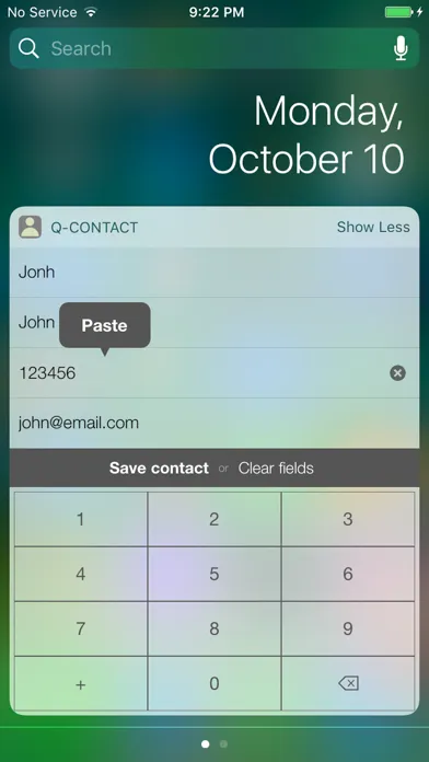 Capturas de pantalla de Q-Contact