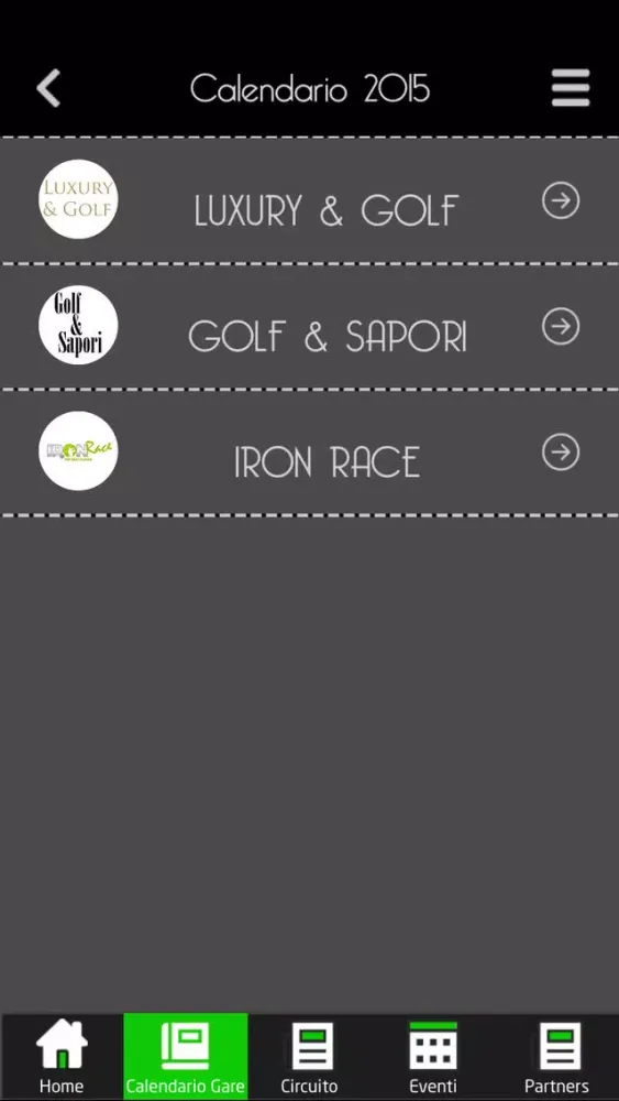 Tangkapan layar OneGolf