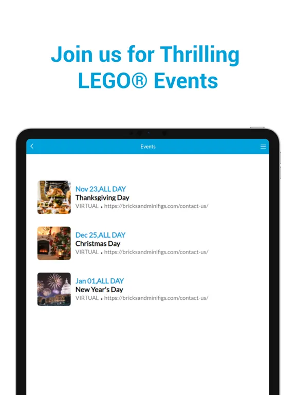 Bricks and Minifigs OKC iPad  স্ক্রিনশট