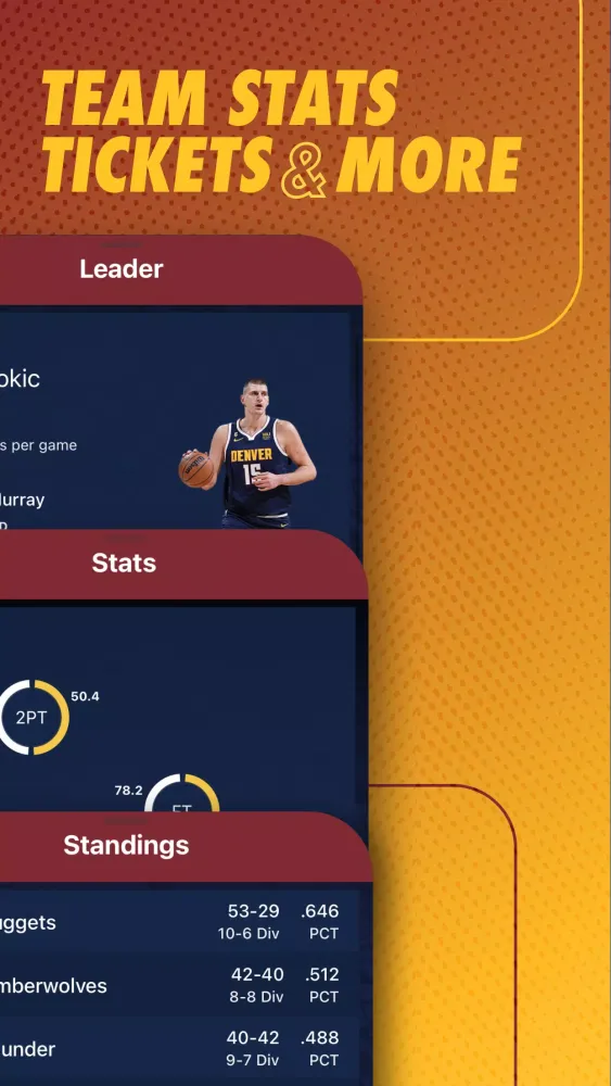 Denver Nuggets Official App Ekran Görüntüleri