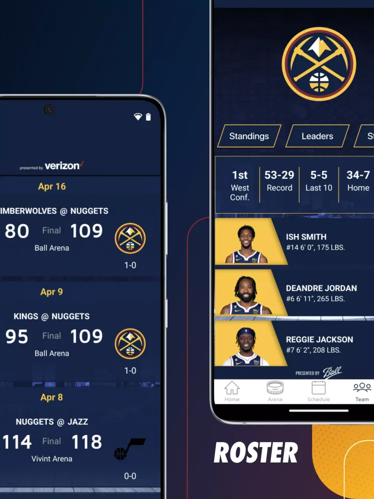 Denver Nuggets Official App Ekran Görüntüleri