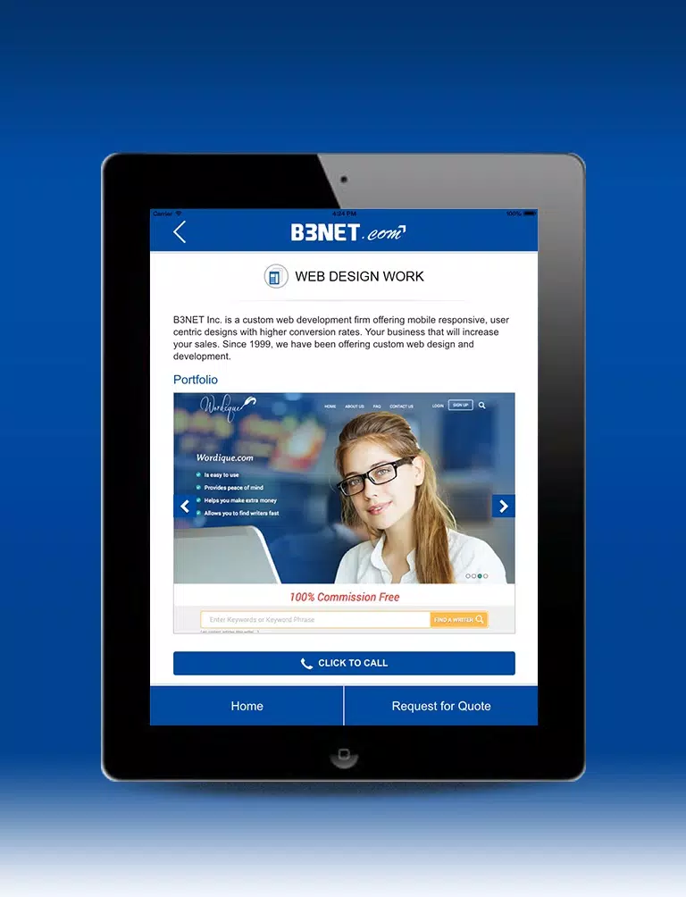 Web and Mobile Development iPad  Ekran Görüntüleri